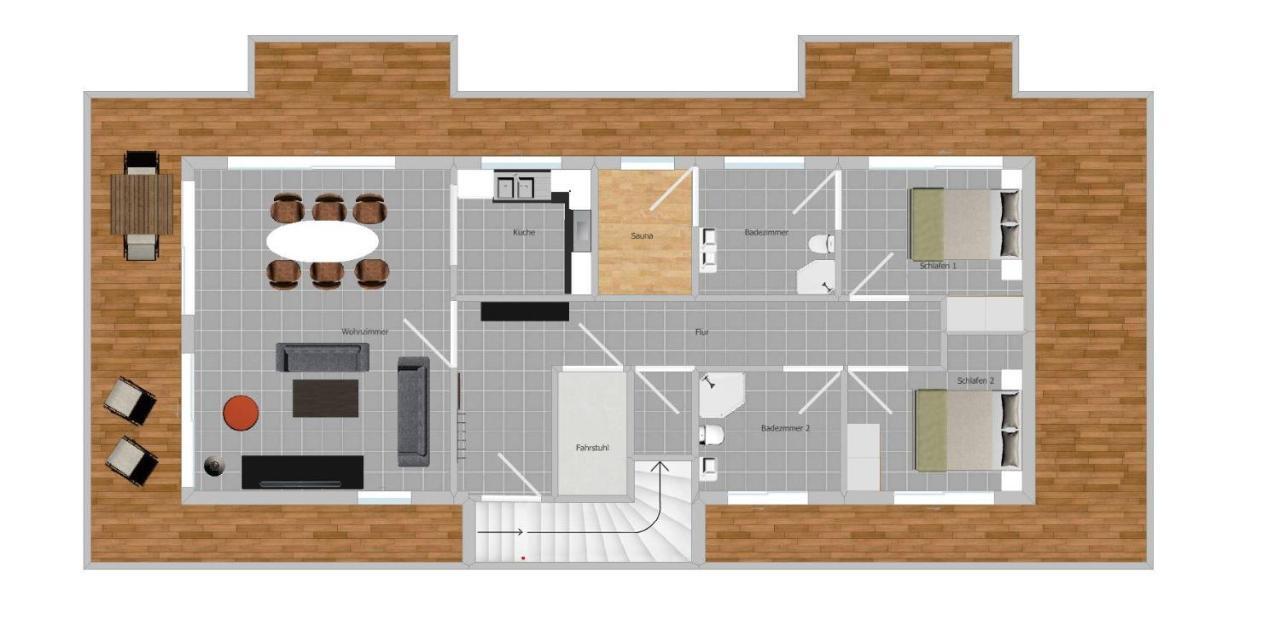 Villa Lindholm Wohnung 5 Penthouse Binz Exteriér fotografie